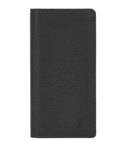 Louis Vuitton Brazza Wallet, Leather, Grey, SP4184, DB/B, 3*